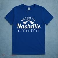 Nashville Cool Gift Cool Gift Country Music City Guitar Gift Cool Gift T-Shirt thumb 5