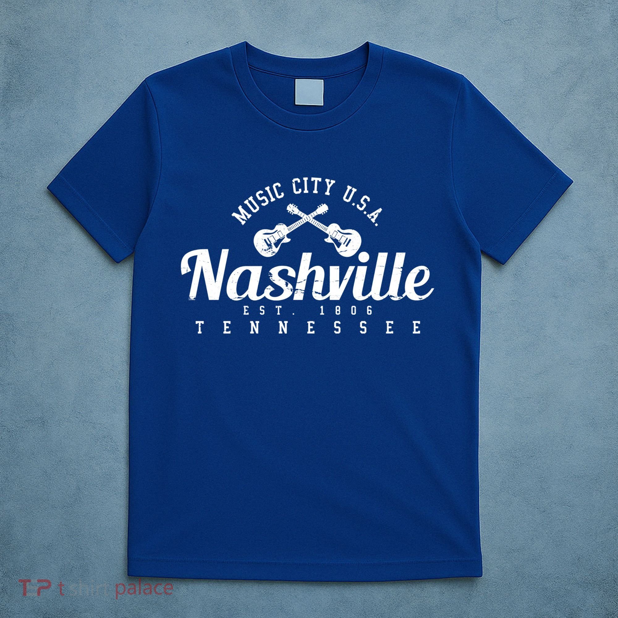 Nashville Cool Gift Cool Gift Country Music City Guitar Gift Cool Gift T-Shirt