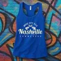 Nashville Cool Gift Cool Gift Country Music City Guitar Gift Cool Gift Women's Tank Top thumb 3