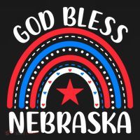 Nebraska Cool Gift I Love Nebraska Usa Gift USA-Made Doggie Bandana thumb 2