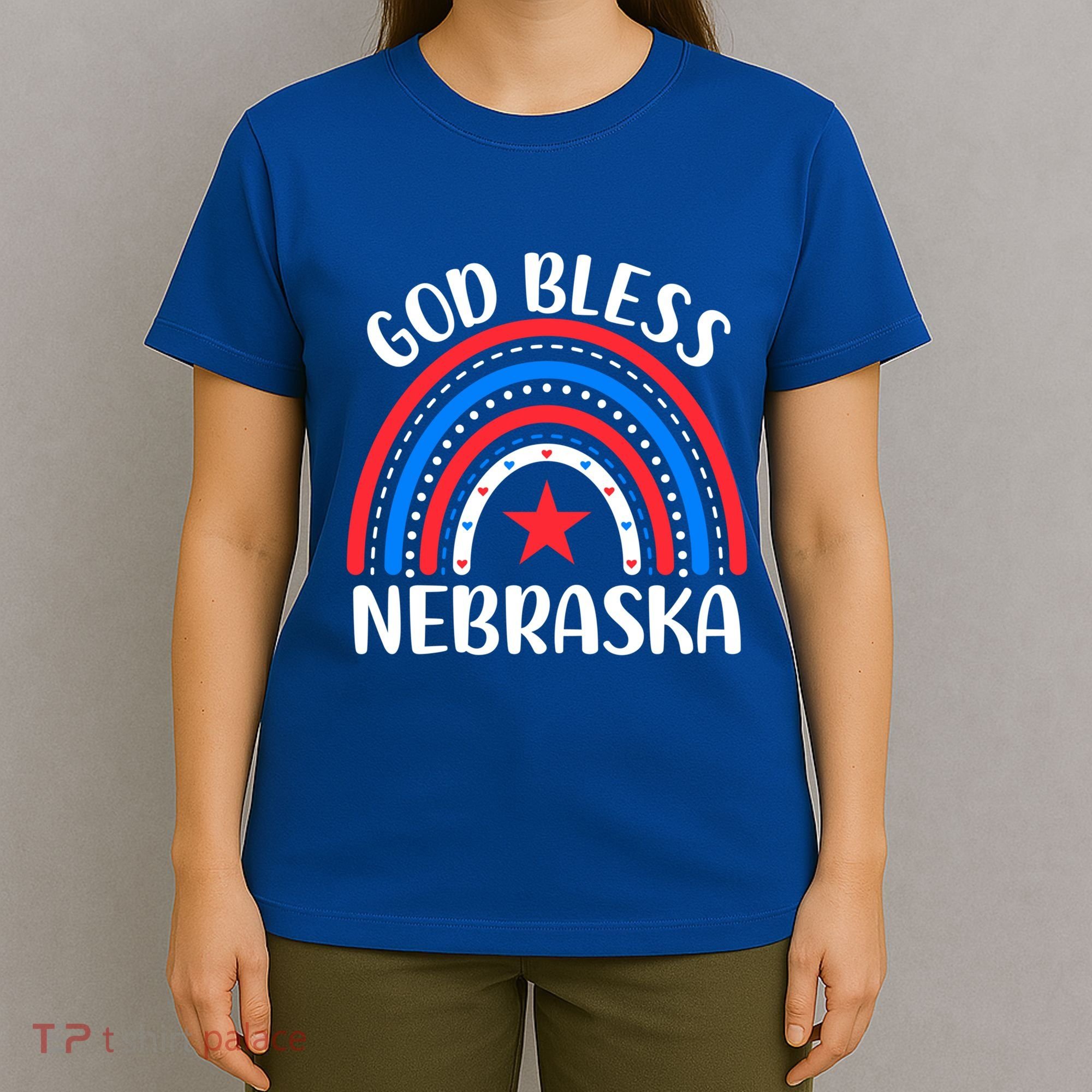 Nebraska Cool Gift I Love Nebraska Usa Gift T-Shirt
