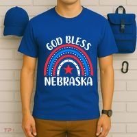 Nebraska Cool Gift I Love Nebraska Usa Gift T-Shirt thumb 6