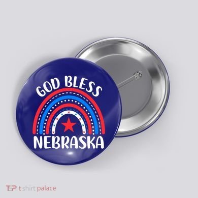 Nebraska Cool Gift I Love Nebraska Usa Gift Button