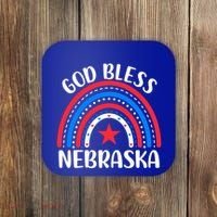 Nebraska Cool Gift I Love Nebraska Usa Gift Coaster thumb 0
