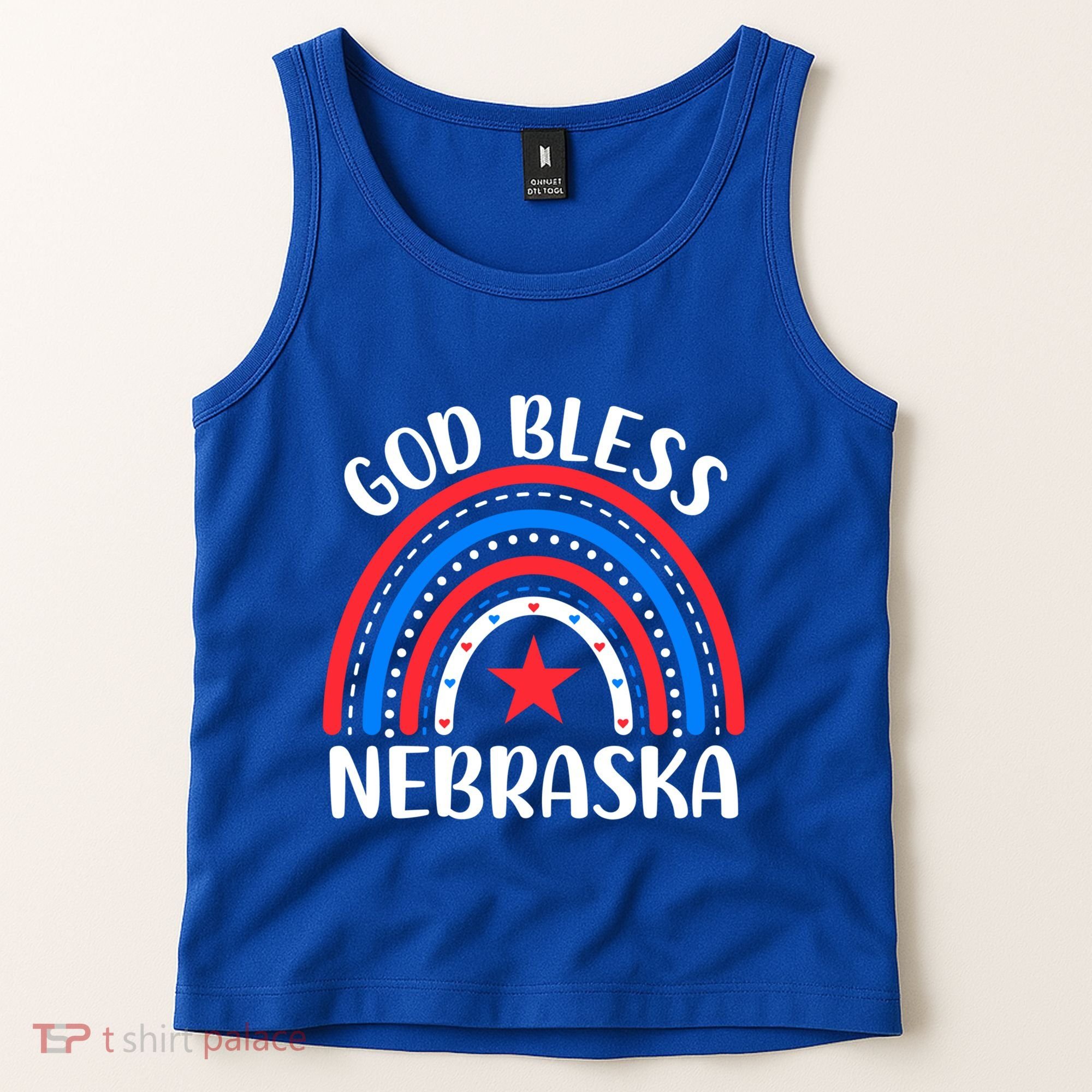 Nebraska Cool Gift I Love Nebraska Usa Gift Tank Top