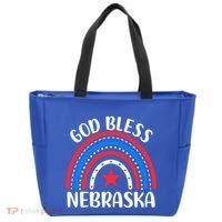 Nebraska Cool Gift I Love Nebraska Usa Gift Tote Bag thumb 0