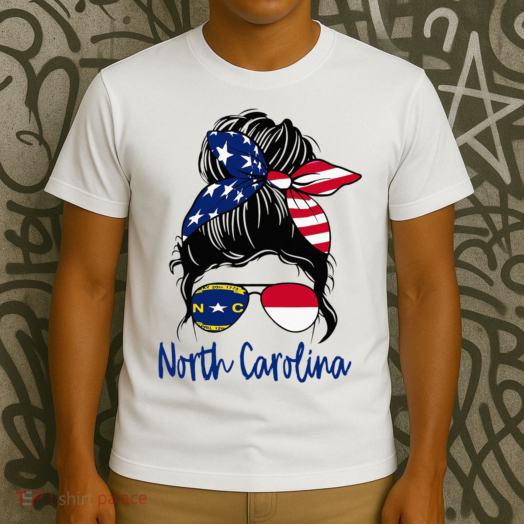 North Carolina Girl North Carolina Flag State Girlfriend T-Shirt