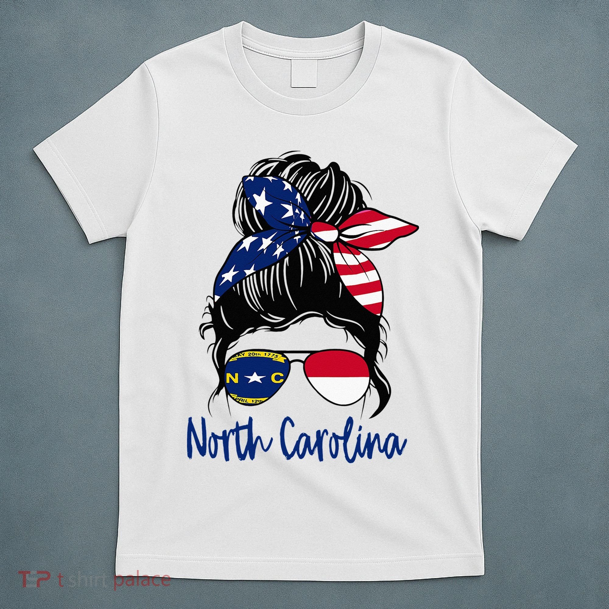 North Carolina Girl North Carolina Flag State Girlfriend T-Shirt