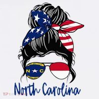 North Carolina Girl North Carolina Flag State Girlfriend T-Shirt thumb 7