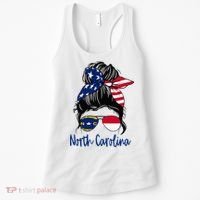 North Carolina Girl North Carolina Flag State Girlfriend Women's Tank Top thumb 0