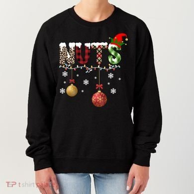 Nuts Christmas Holiday Festive Elf Women's Sweatshirt