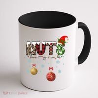 Nuts Christmas Holiday Festive Elf Coffee Mug thumb 1