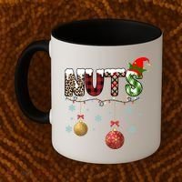 Nuts Christmas Holiday Festive Elf Coffee Mug thumb 2