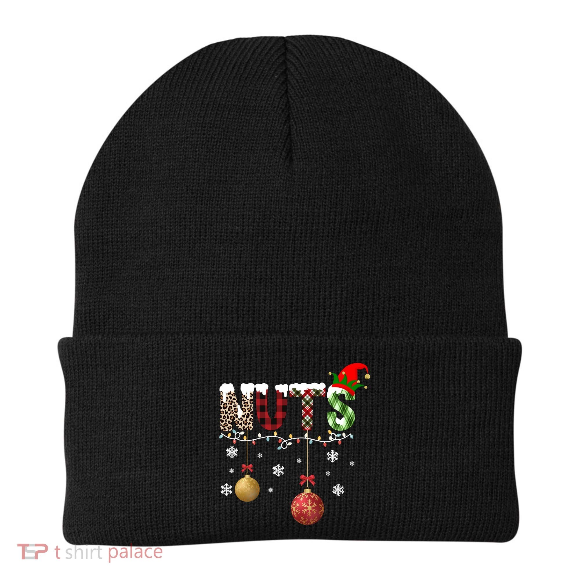 Nuts Christmas Holiday Festive Elf Beanie