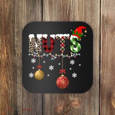 Nuts Christmas Holiday Festive Elf Coaster