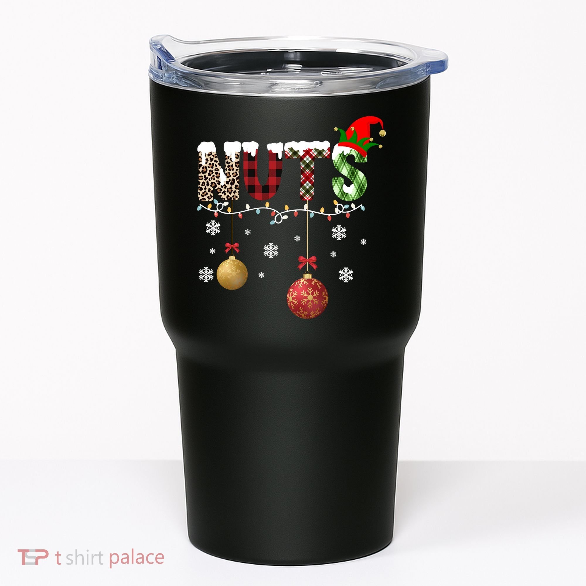 Nuts Christmas Holiday Festive Elf Tumbler