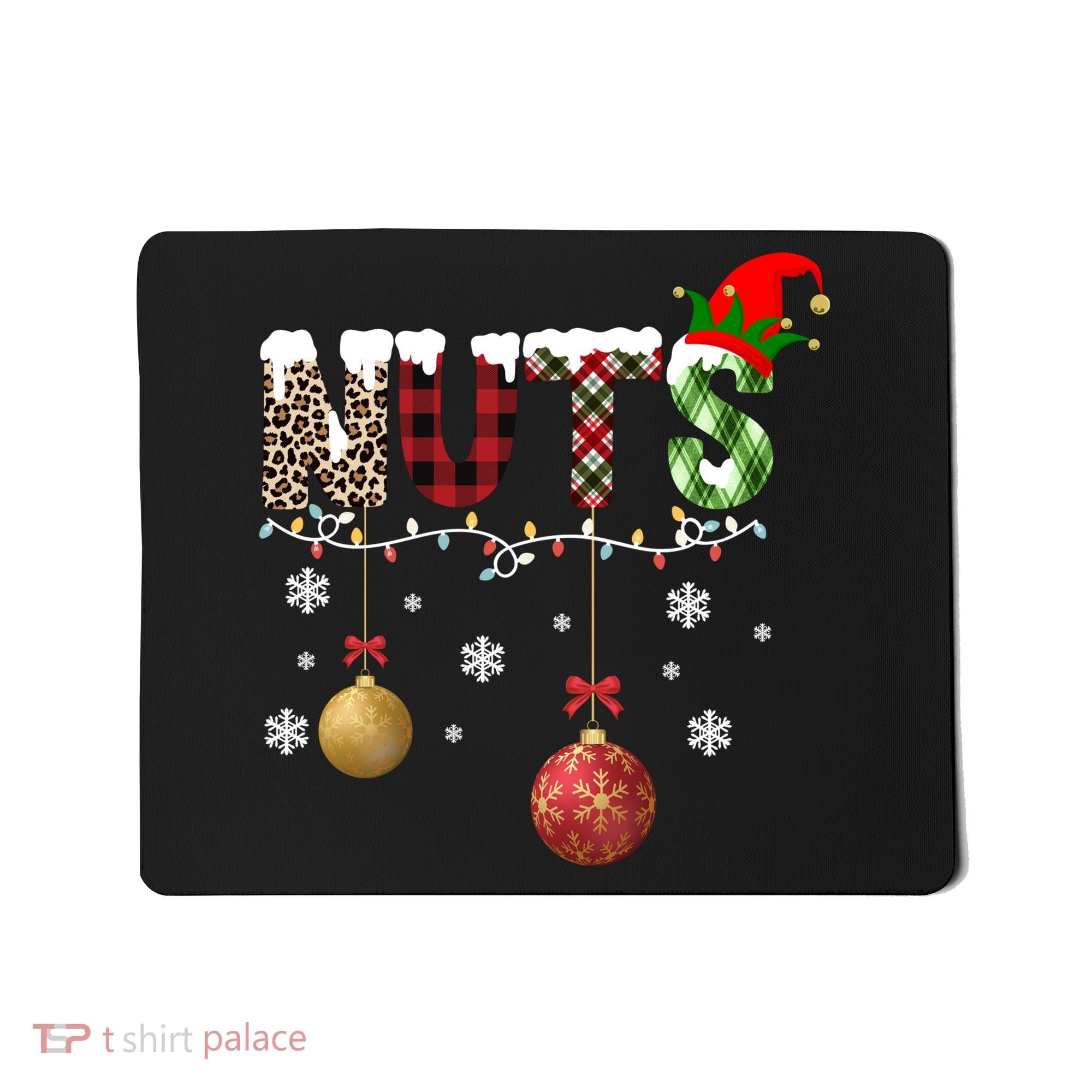 Nuts Christmas Holiday Festive Elf Mousepad