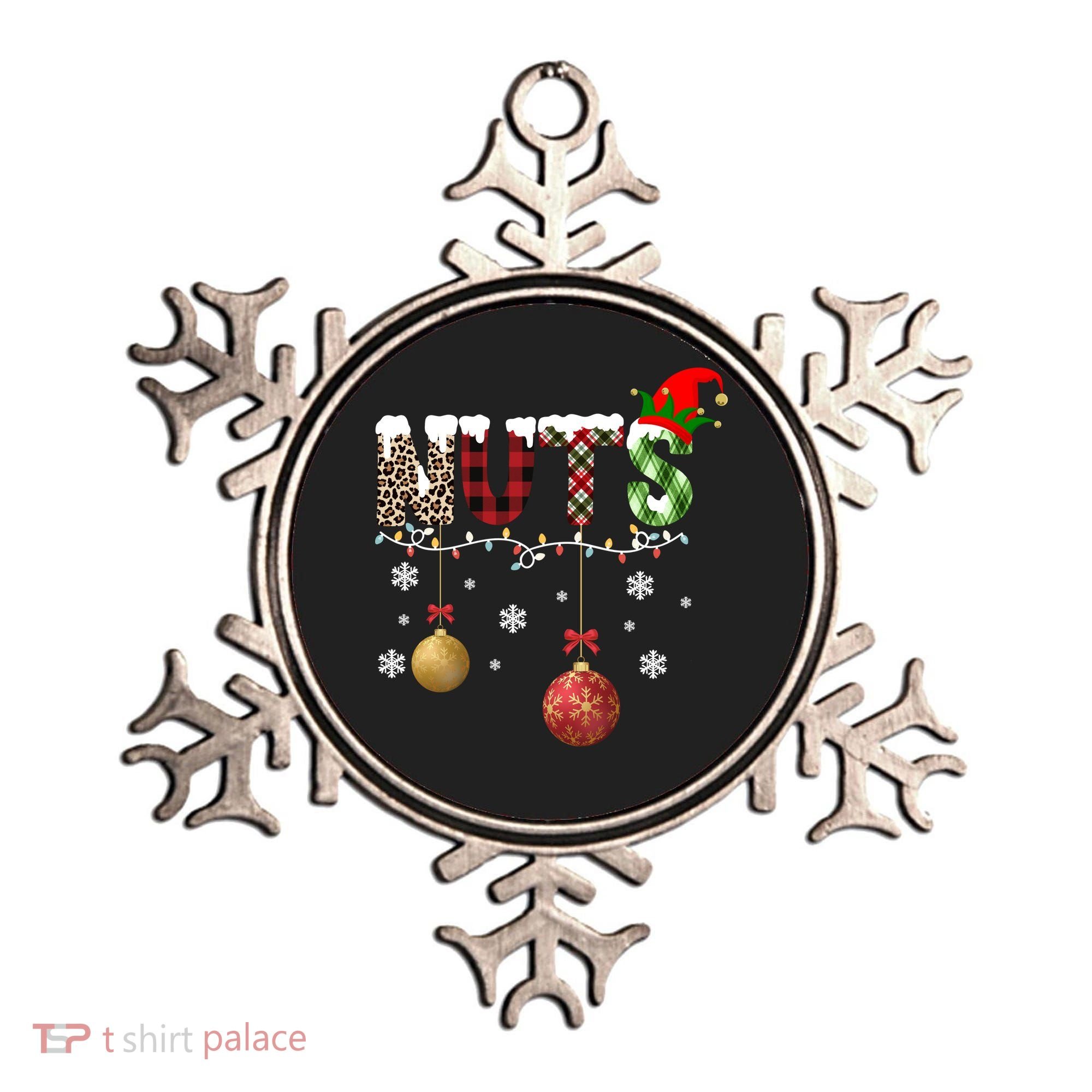 Nuts Christmas Holiday Festive Elf Ornament