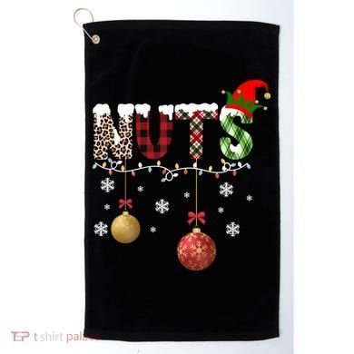 Nuts Christmas Holiday Festive Elf Golf Towel