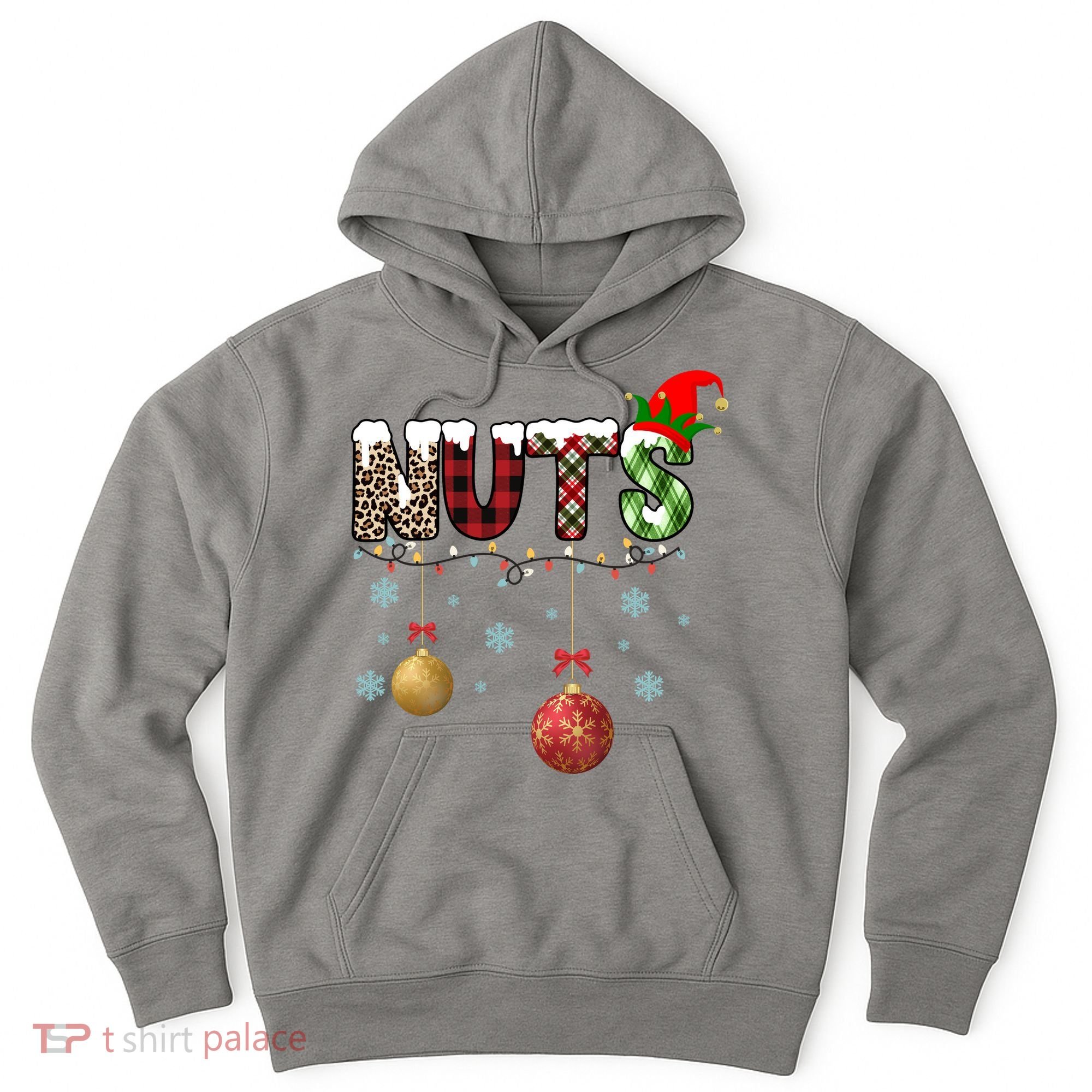 Nuts Christmas Holiday Festive Elf Hoodie