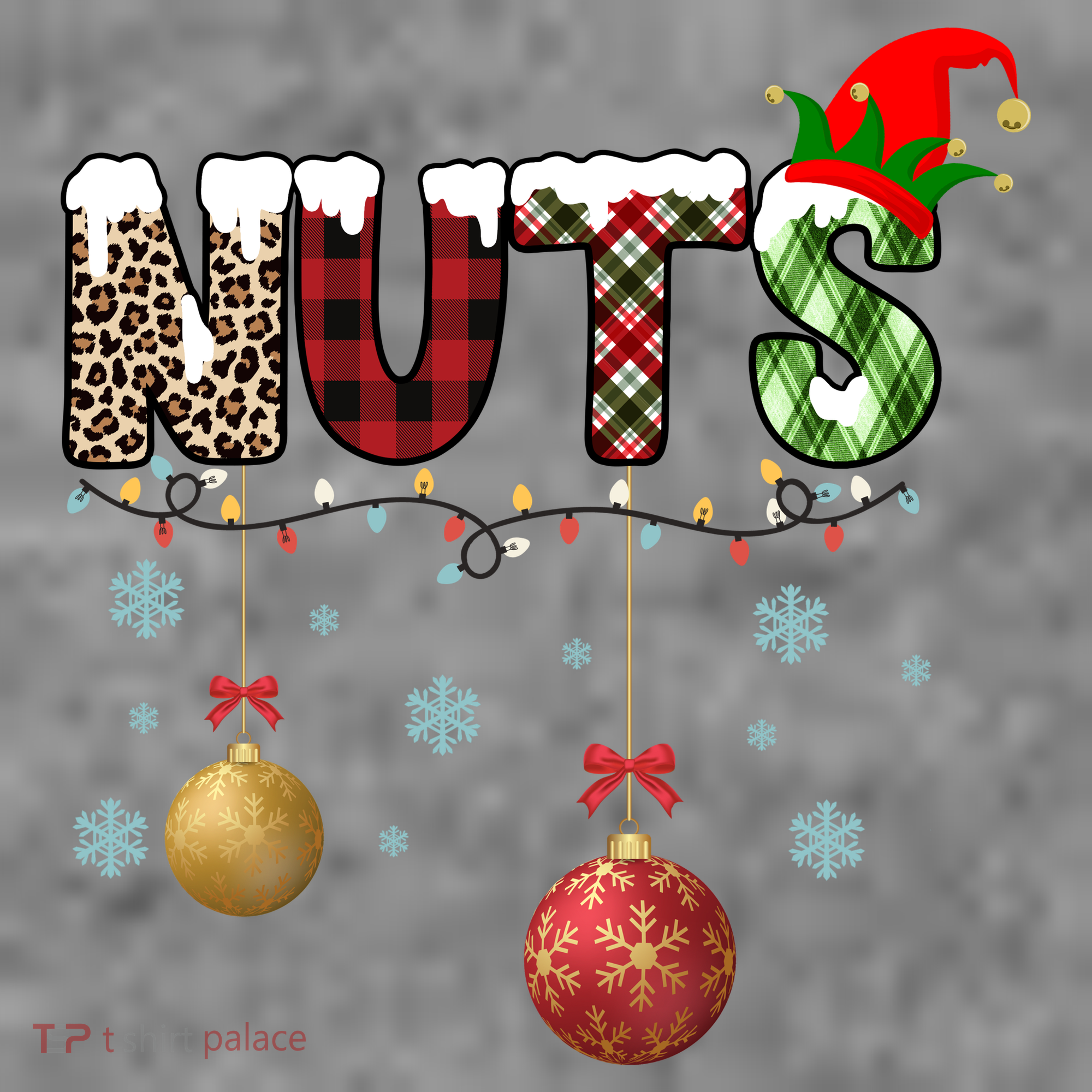 Nuts Christmas Holiday Festive Elf Women's Hoodie
