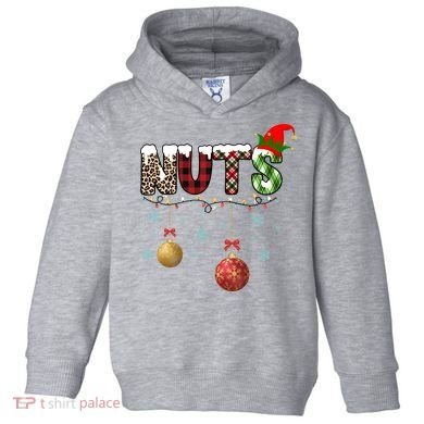Nuts Christmas Holiday Festive Elf Toddler Hoodie