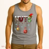Nuts Christmas Holiday Festive Elf Tank Top thumb 3