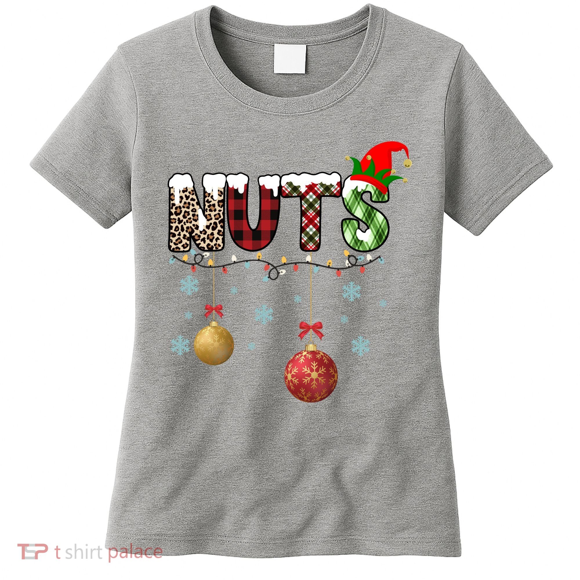 Nuts Christmas Holiday Festive Elf Women's T-Shirt