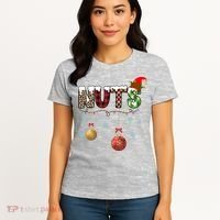 Nuts Christmas Holiday Festive Elf Women's T-Shirt thumb 4