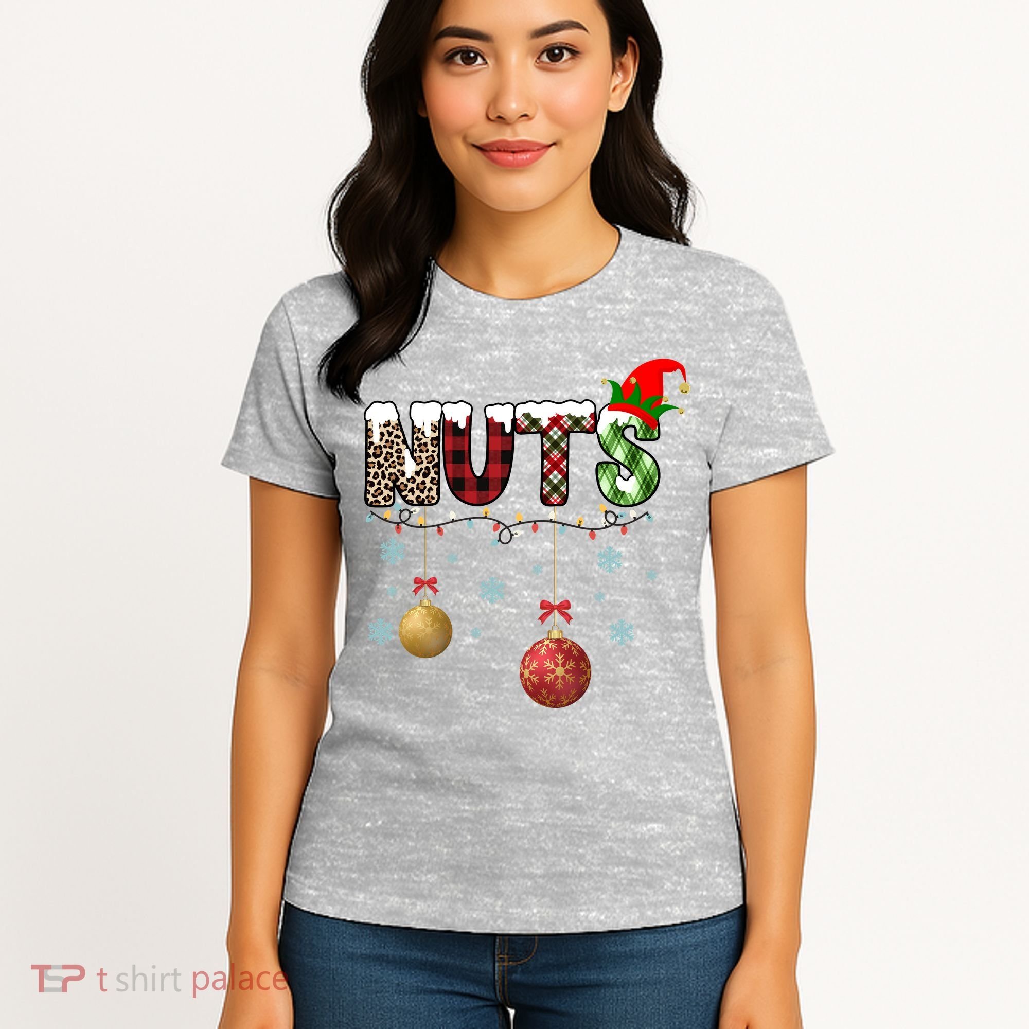 Nuts Christmas Holiday Festive Elf Women's T-Shirt