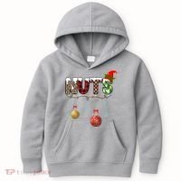 Nuts Christmas Holiday Festive Elf Kids Hoodie thumb 0
