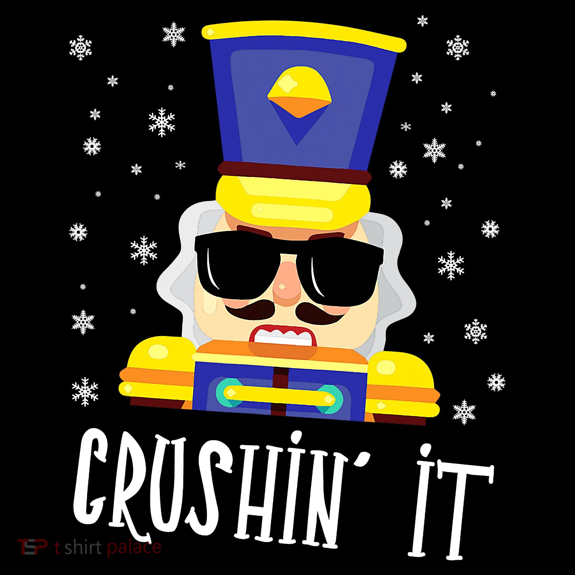 Nutcracker Crushin_ It Funny Christmas Nutcracker Xmas Visor