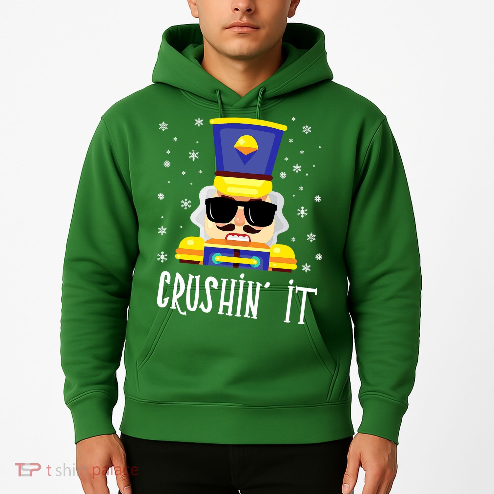 Nutcracker Crushin_ It Funny Christmas Nutcracker Xmas Hoodie