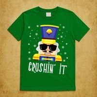 Nutcracker Crushin_ It Funny Christmas Nutcracker Xmas T-Shirt thumb 5