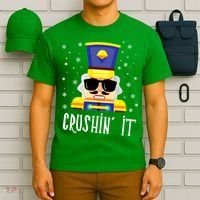 Nutcracker Crushin_ It Funny Christmas Nutcracker Xmas T-Shirt thumb 6