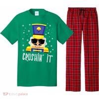 Nutcracker Crushin_ It Funny Christmas Nutcracker Xmas Pajama Set thumb 0