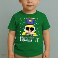Nutcracker Crushin_ It Funny Christmas Nutcracker Xmas Toddler T-Shirt thumb 2