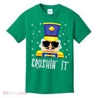 Nutcracker Crushin_ It Funny Christmas Nutcracker Xmas Kids T-Shirt thumb 0