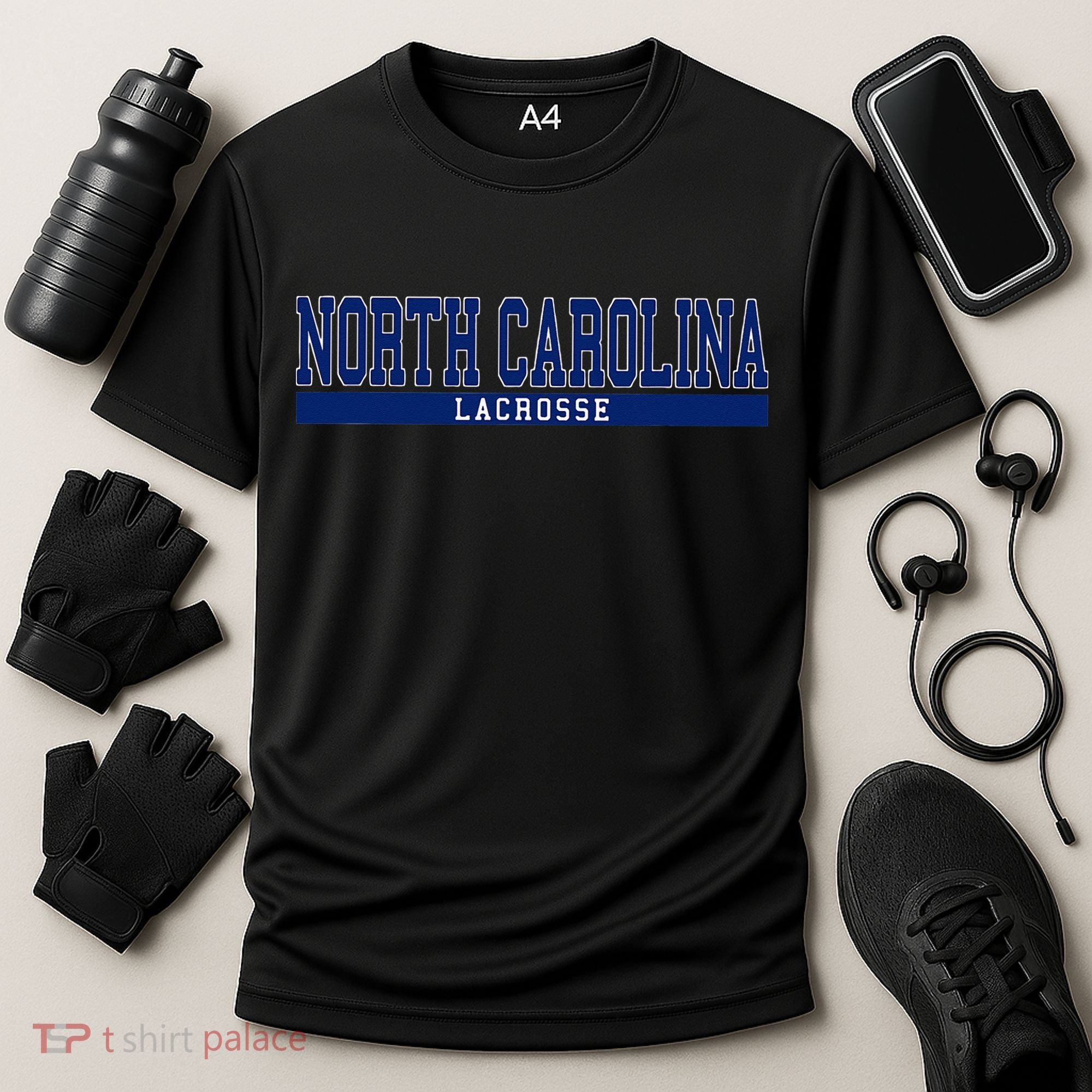 North Carolina Lacrosse Cooling Performance Crew T-Shirt