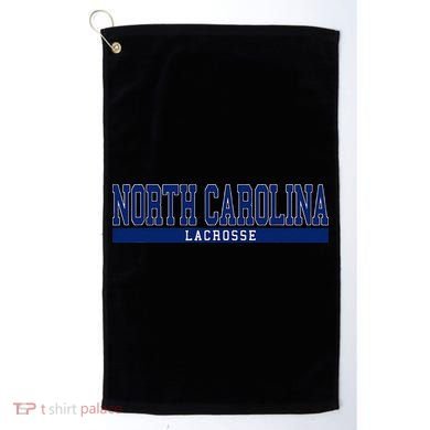 North Carolina Lacrosse Golf Towel