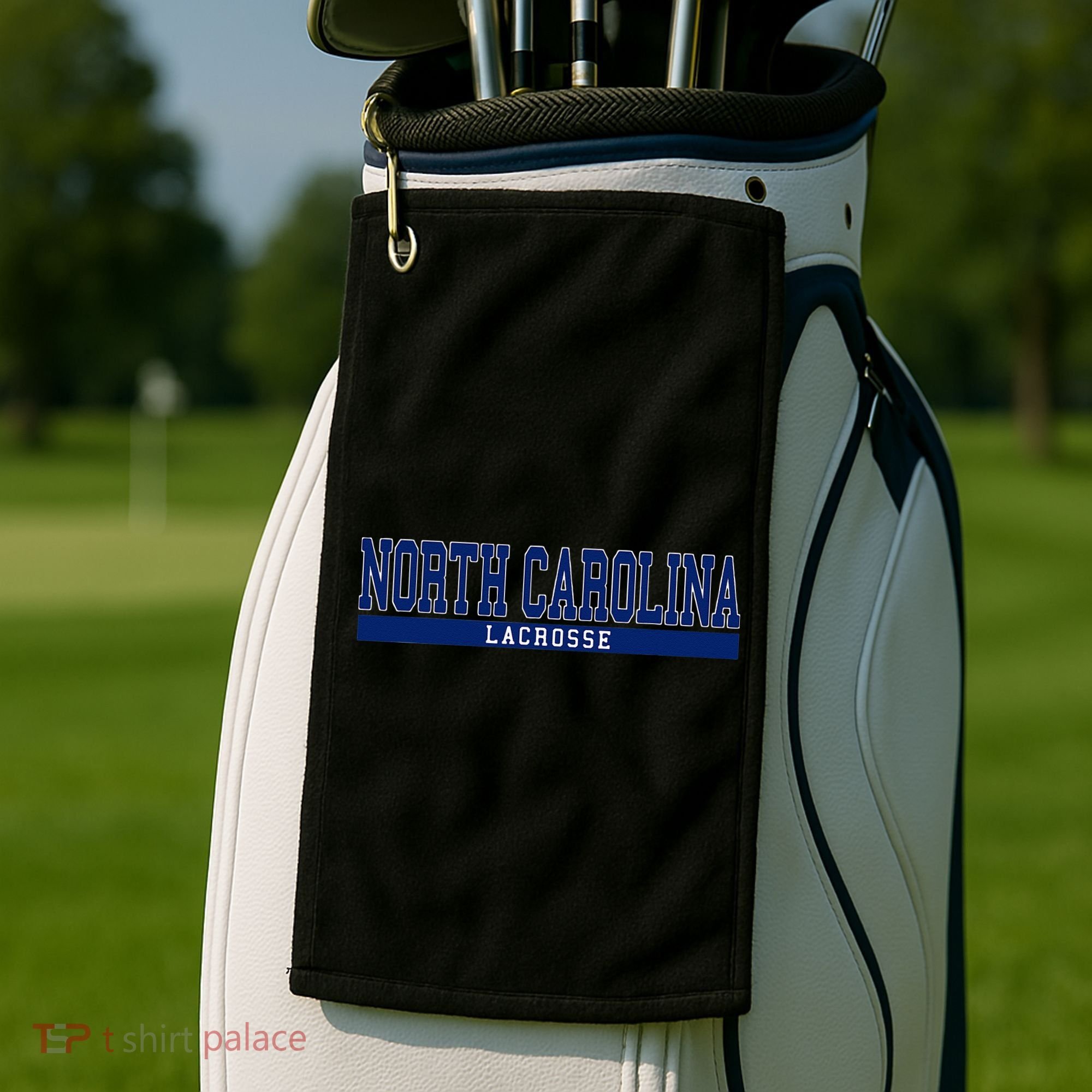 North Carolina Lacrosse Golf Towel