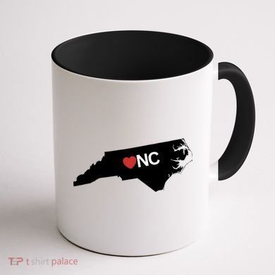 North Carolina Love Coffee Mug back