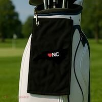 North Carolina Love Golf Towel thumb 2