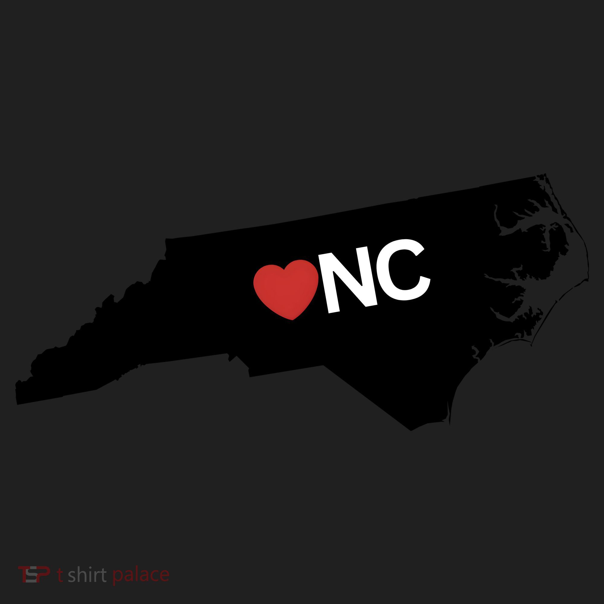 North Carolina Love Golf Towel