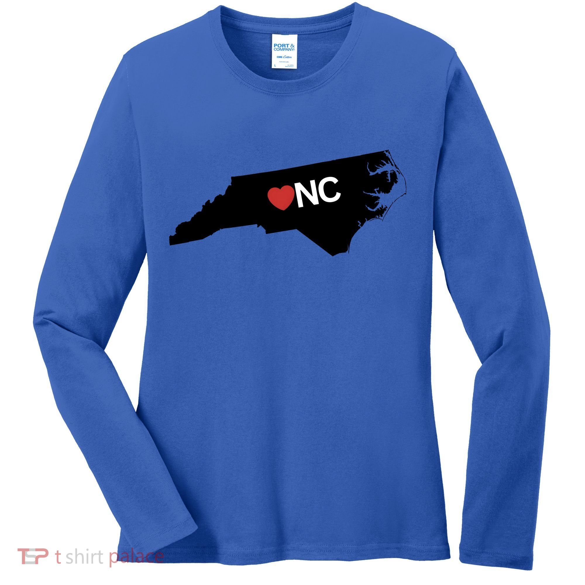 North Carolina Love Women's Long Sleeve Shirt