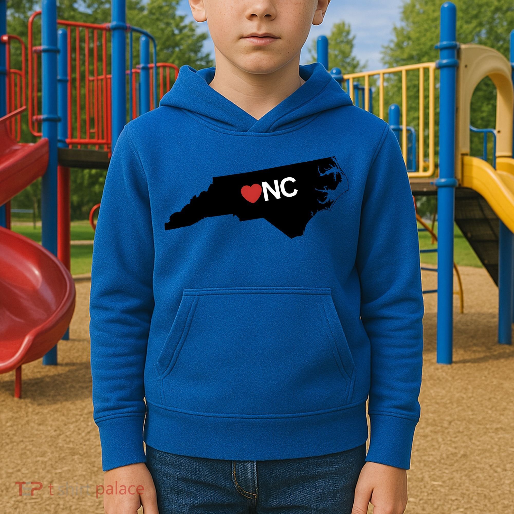 North Carolina Love Kids Hoodie