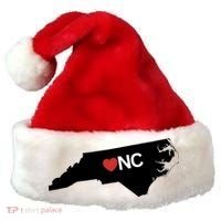 North Carolina Love Santa Hat thumb 0