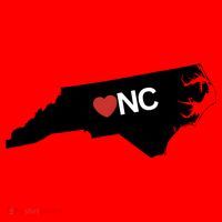 North Carolina Love Santa Hat thumb 1