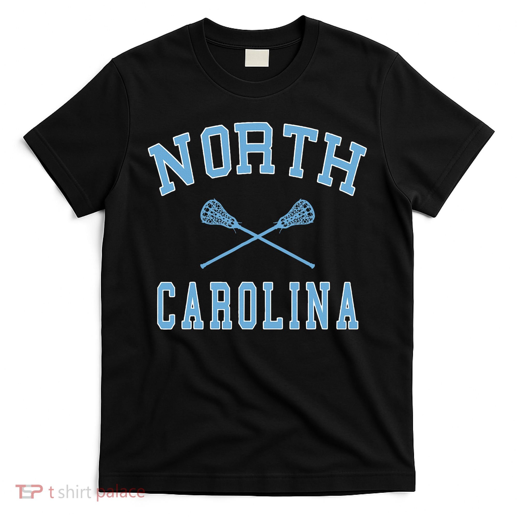North Carolina Lacrosse Vintage Nc Lax Weathered T-Shirt