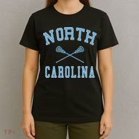 North Carolina Lacrosse Vintage Nc Lax Weathered T-Shirt thumb 4